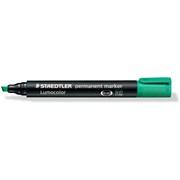STAEDTLER 350 DRYSAFE PERMANENT MARKERS CHISEL GREEN