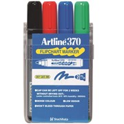 ARTLINE 370 FLIPCHART MARKER 4 ASSORTED WLT4