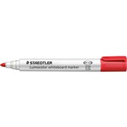 STAEDTLER 351 DRYSAFE WHITEBOARD MARKER RED LUMOCOLOR BULLET