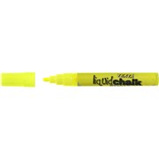 TEXTA LIQUID CHALK MARKER DRY WIPE BULLET 45MM NIB YELLOW