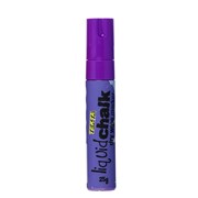 TEXTA JUMBO LIQUID CHALK CHISEL 15MM NIB PURPLE MARKER DRY WIPE