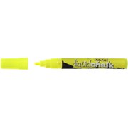 TEXTA LIQUID CHALK MARKER Bullet Wet Wipe 45mm Nib Yellow