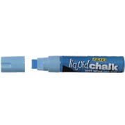 TEXTA JUMBO LIQUID CHALK CHISEL 15MM NIB BLUE WET WIPE