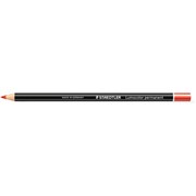 STAEDTLER LUMOCOLOR PERMANENT GLASOCHROM PENCIL RED