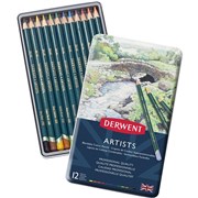 DERWENT ARTIST PENCILS 12s R32081 TIN12