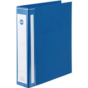 A4 2D 50MM BLUE BINDER DELUXE MARBIG EXTRA STRENGTH 5912001 PVC