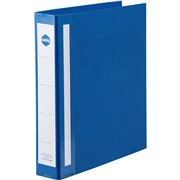 A4 4D 38MM BLUE BINDER DELUXE MARBIG EXTRA STRENGTH 5904001 PVC