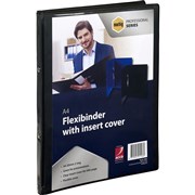 ESSELTE A4 FLEXI BINDER CLEAR COVER 20MM BLACK