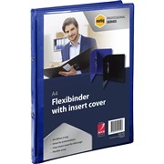 ESSELTE A4 FLEXI BINDER CLEAR COVER 20MM ROYAL BLUE