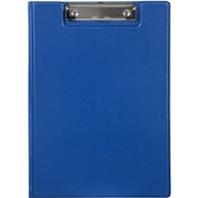 A4 MARBIG PVC CLIPFOLDERS BLUE BANTEX 424001