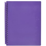 A4 MARBIG REFILLABLE DISPLAY BOOKS PURPLE 20 POCKET
