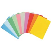 MARBIG MANILLA FOLDER FCAP ASSORTED COLOURS PK20