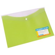 A4 TROPICAL PUSH BUTTON ENVELOPE LIME