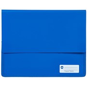 MARBIG POLYPICK DOCUMENT WALLET A4 HEAVY DUTY BLUE
