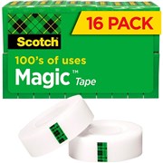 SCOTCH 810 MAGIC TAPE VALUE PACKS 19MMX25M PK16