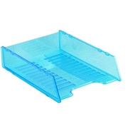 ITALPLAST NEON DOCUMENT TRAY MULTIFIT NEON BLUE