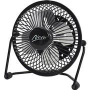 NERO USB DESK FAN Black  15Wx10Lx15H 