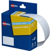 AVERY DISPENSER LABELS Rectangles DMR2432W 24x32mm White PK420