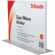 ESSELTE SIGN  MENU HOLDER A4 DOUBLE SIDED LANDSCAPE