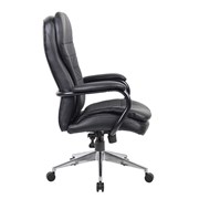 TITAN EXECUTIVE CHAIR HIGH BACK BLACK LEATHER
