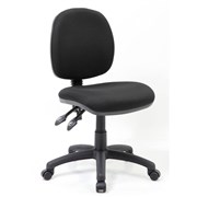 CRESCENT TASK CHAIR BLACK FABRIC