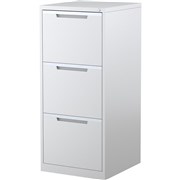 STEELCO FILING CABINET 3 Drawer White Satin