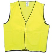 MAXISAFE HIVIS SAFETY VEST Day Use Yellow  X Large Class D