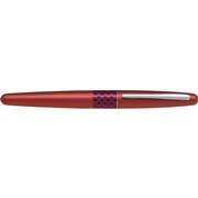PILOT MR FOUNTAIN PEN MR3 WAVE METALLIC RED BARREL BLACK INK FINE
