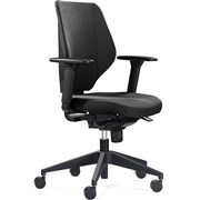 FELIX SYNCHROM TASK CHAIR BLACK WITH ARMS