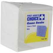 TRAFALGAR GAUZE PIECES FAC GAUZE PIECES 75CM PACK OF 100
