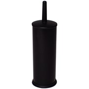 TOILET BRUSH SET COMPASS 100x270MM HANDLE 380MM POWDER COATED BLACK