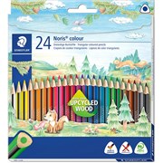 STAEDTLER NORIS CLUB PENCILS ASSORTED COLOURS PACK OF 24
