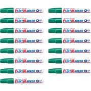 ARTLINE 400 PAINT MARKERS 23MM BULLET GREEN PACK OF 15