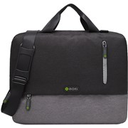 Moki Odyssey Satchel Fits up to 156inch Laptop Black  Grey