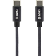 Moki TypeC to TypeC Cable Braided Black
