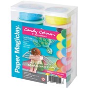 MAGICLAY TRADING COMPANY MODELLING CLAY BRIGHT ASSORTED COLOURS PACK OF 12