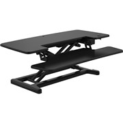 Rapidline Electric Desk Top Workstation 880mm Surface Black