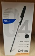 BALLPOINT PEN MEDIUM BLACK  BOX 50 BX50