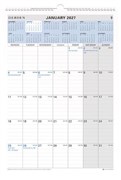COLLINS CALENDAR WALL PLANNER Wiro 12 Month 300x432mm 2027