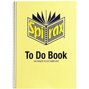SPIRAX 706 TO DO BOOK A4 140 PAGE