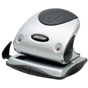 REXEL P225 25 SHEET 2 HOLE PUNCH BLACK  SILVER
