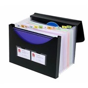 MARBIG 90022 EXPANDING FILE WITH STORAGE BOX