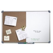 PENRITE COMBO  COMBINATION BOARD CORK  WHITEBOARD MELAMINE 1200mm x 900mm