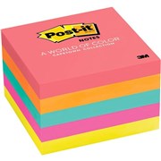 POSTIT 6545AN NOTE NEON PK5 CAPE TOWN 76X76MM 6545PK