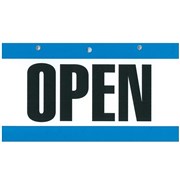 GEO BLUEWHITE SIGNS 75X150MM OPENCLOSED