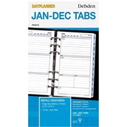 DAYPLANNER PERSONAL EDITION REFILLS 6 RING JANDEC TABS