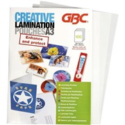 A3  LAMINATING POUCHES POCKETS  125 MICRON BX100
