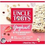 UNCLE TOBYS MUESLI YOGHURT AND STRAWBERRY 185GM
