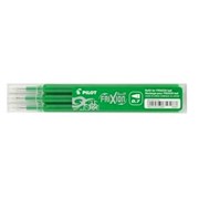PILOT FRIXION 07MM GREEN REFILL PACK 3