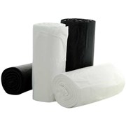 GARBAGE BAGS SMALL  18 LITRE WHITE PK50